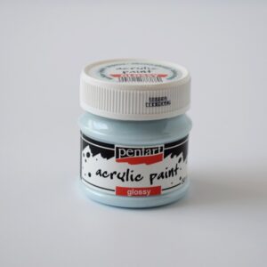 Pentart fényes akril festék - 50 ml - jégkék
