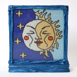 Kétoldalú peyote kép - A Nap és a Hold