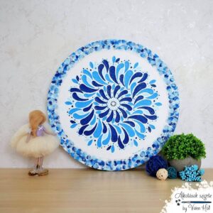Mandala - Csepptánc, Ø 40 cm