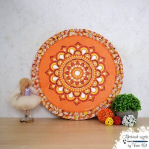 Mandala - Körtánc, Ø 40 cm