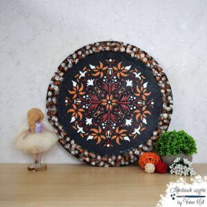 Mandala - Virágmező, Ø 40 cm