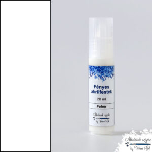 Fényes akril festék - 20 ml - fehér