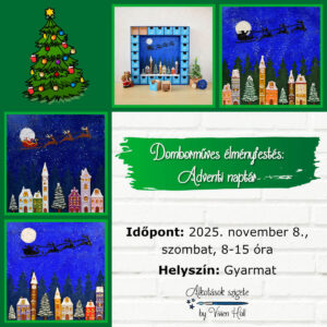 2025.11.08. Gyarmat – Domborműves élményfestés: Adventi naptár