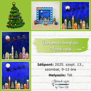 2025.10.18. Tét – Domborműves élményfestés: Adventi naptár