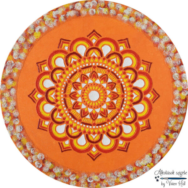 Mandala - Körtánc, Ø 40 cm