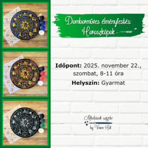 2025.11.22. Gyarmat - Domborműves élményfestés: Horoszkóp