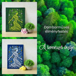 Domborműves élményfestés: A természet őrzője