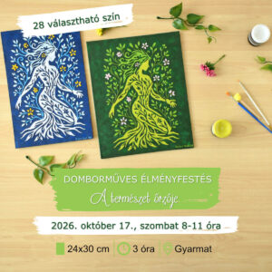 2026.10.17. 8-11 óra, Gyarmat – Domborműves élményfestés: A természet őrzője